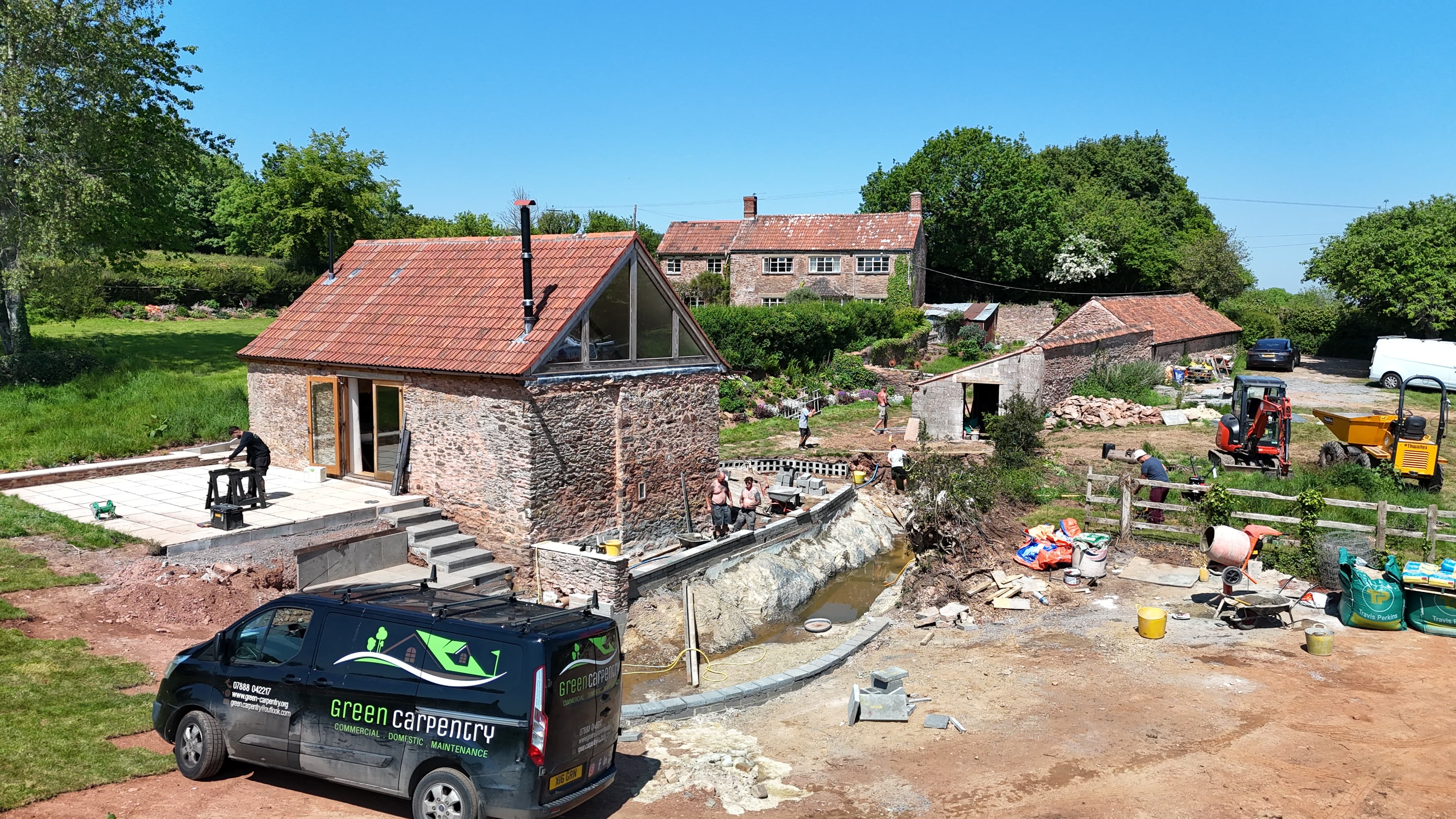 Green Carpentry team on site